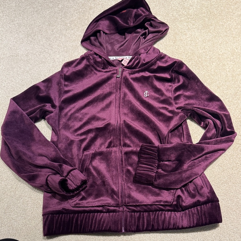 Juicy couture kid jacket Velour Zip-Up Hoodie